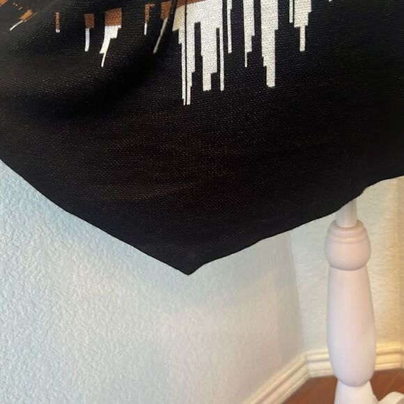 Beautiful Ruby Rd. Woman 3/4 Sleeve City Scape Tunic Sweater ~ Size 1X - Picture 5 of 10